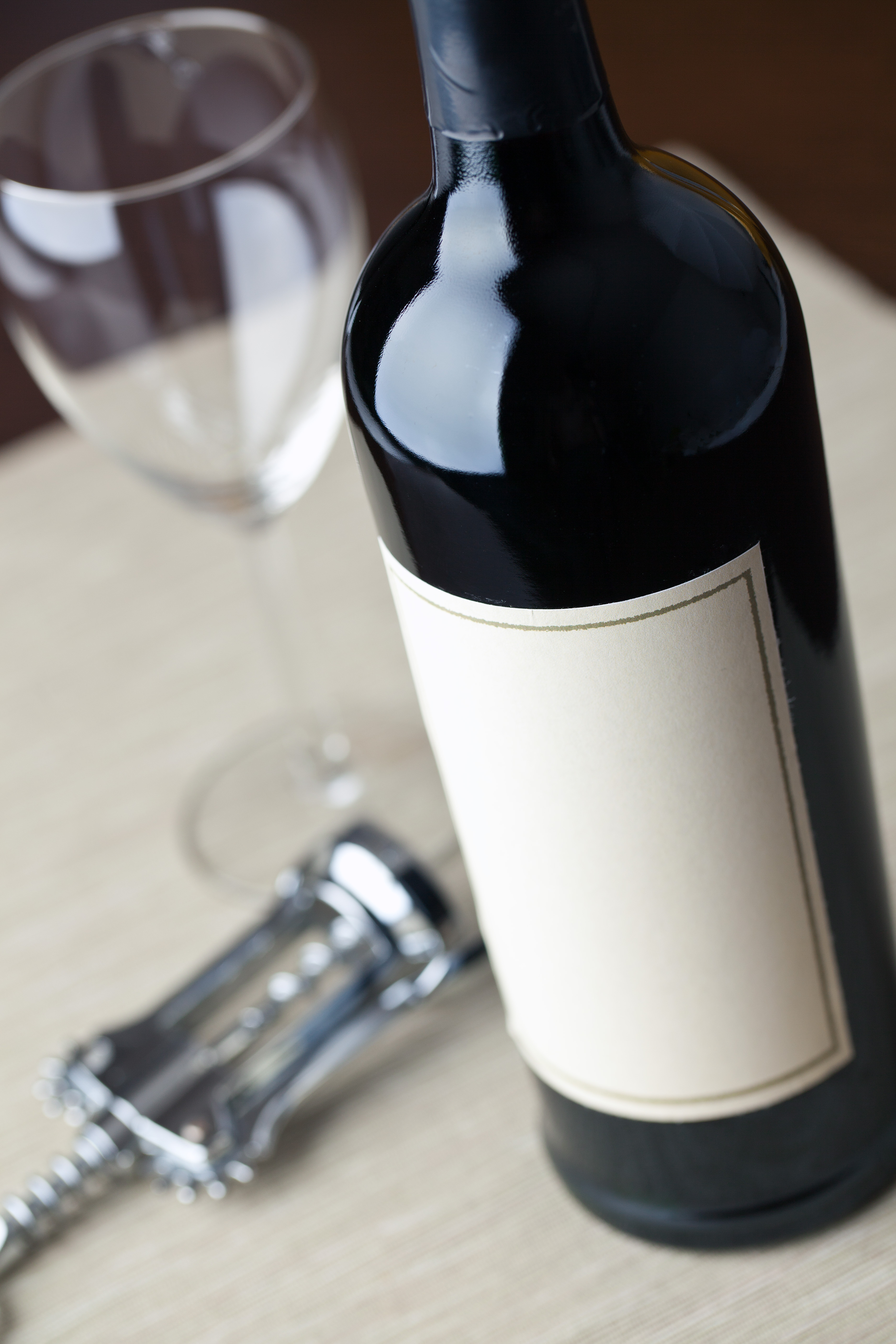 Bottle of red with blank label and glass 55491760 - Why are brands worth investing in?