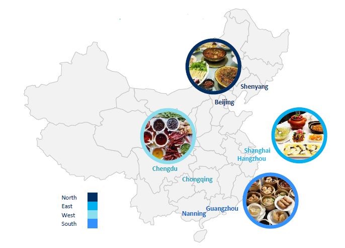 China taste map - China grows up